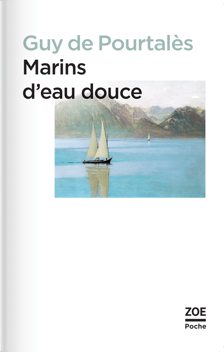 1re de couverture de Marins d'eau douce, Éditions Zoé, 2016.
